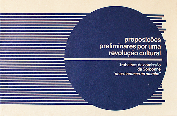 Proposições preliminares por uma revolução cultural, livro de Comissão Nous Sommes En Marche