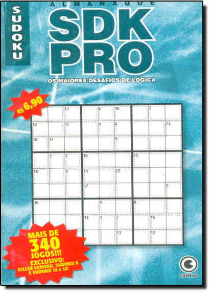 Almanaque Sudoku Pro Os Maiores Desafios De Lógica 340 Jogos Nivel