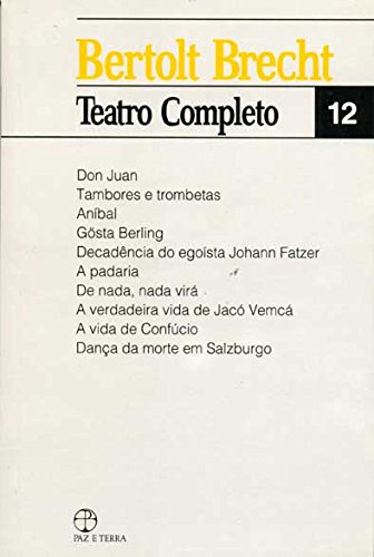 Bertolt Brecht - Teatro completo - vol. 12, livro de Bertolt Brecht