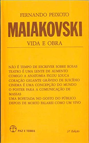 Maiakovski - vida e obra, livro de Fernando Peixoto