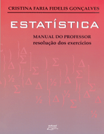 Estatística  Manual de Professor    , livro de Cristina Faria Fidelis