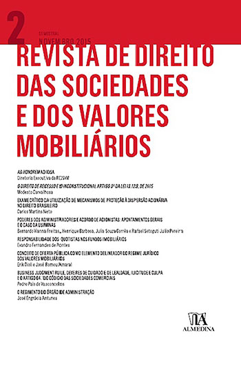 Revista de direito das sociedades e dos valores mobiliários, livro de Nelson Eizirik, Erasmo Valladão Azevedo e Novaes