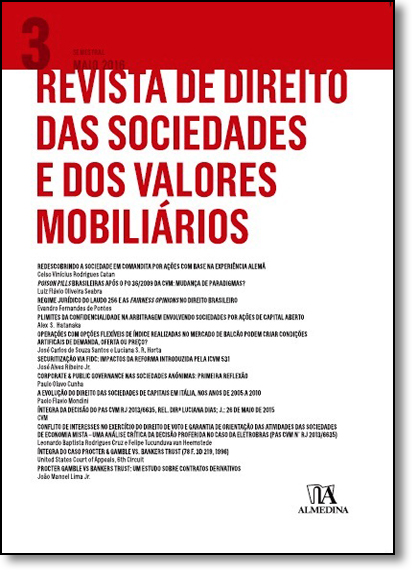 Revista de Direito das Sociedades e dos Valores Mobilários - Vol.3, livro de Erasmo Valladao Azevedo