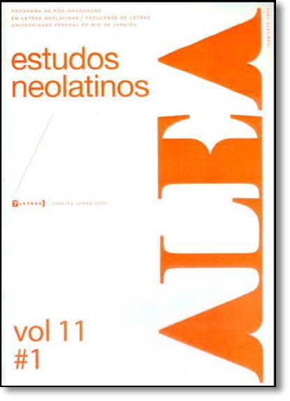 Alea - Estudos Neolatinos - Vol.11 - N.1, livro de Aloísio Leoni Schamid