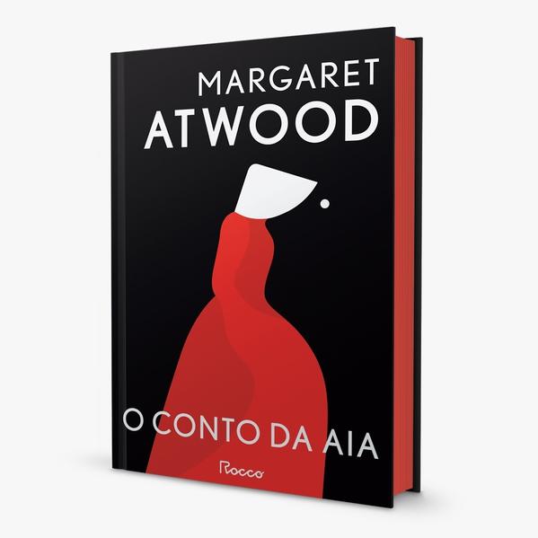O CONTO DA AIA edição capa dura - com brindes (card+marcador), livro de Margaret Atwood