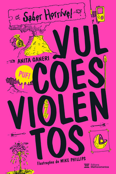 Vulcões Violentos. Saber Horrível, livro de Anita Ganeri