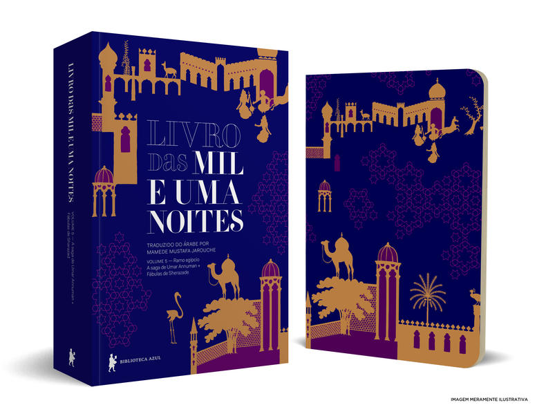 Livro das mil e uma noites - Volume 5. Ramo egípcio - A saga de Umar Annuman + Fábulas de Sherazade, livro de Anônimo