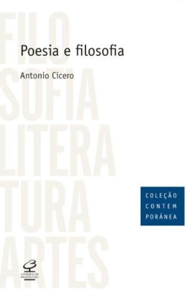 Poesia e Filosofia, livro de Antonio Cicero