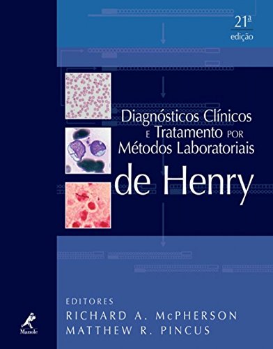 Diagnósticos clínicos e tratamento por métodos laboratoriais de Henry , livro de Henry, John Bernard