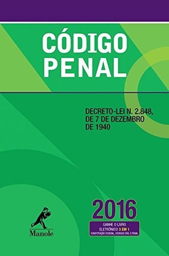 Código Penal, livro de Editoria Jurídica da Editora Manole