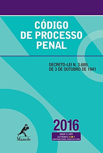 Código de Processo Penal, livro de Editoria Jurídica da Editora Manole