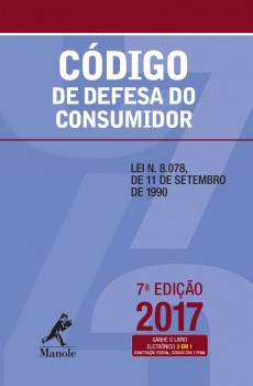 Código de defesa do consumidor - lei N. 8.078, de 11 de setembro de  1990 - 7ª edição, livro de  EDITORIA JURÍDICA DA EDITORA MANOLE
