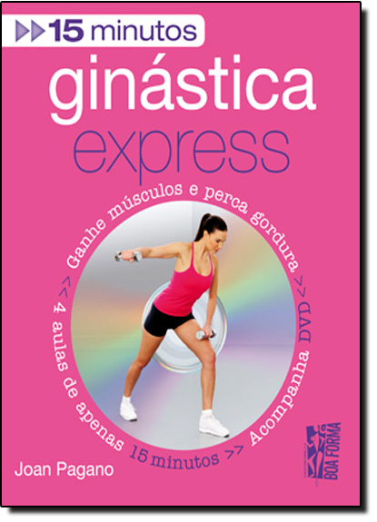 GINASTICA EXPRESS - CONTEM DVD, livro de PAGANO
