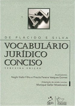 Vocabulário jurídico conciso - 3ª edição, livro de Oscar Joseph de Plácido e Silva