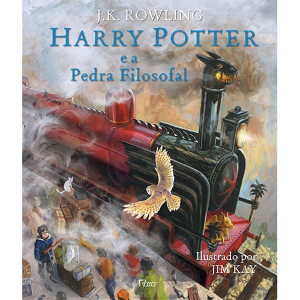Harry Potter e a pedra filosofal - Edição ilustrada, livro de J. K. Rowling