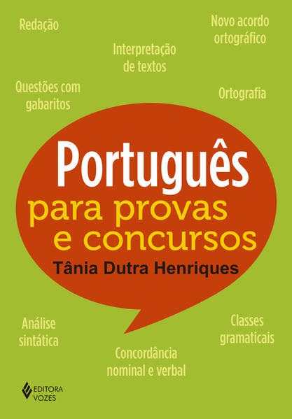 Português para provas e concursos, livro de Tânia Dutra Henriques