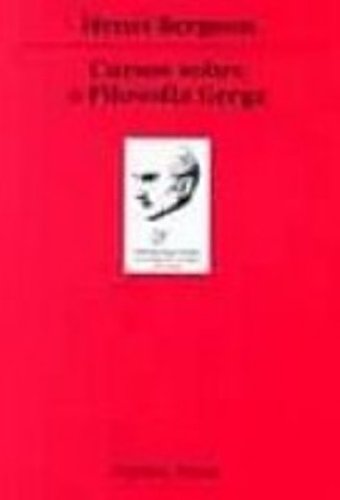 Cursos sobre a filosofia grega, livro de Henri Bergson
