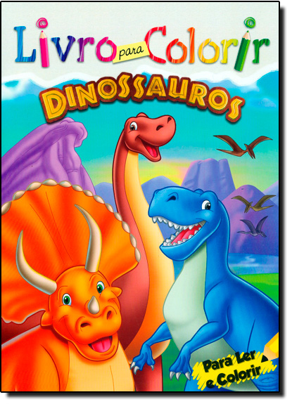 Livro para colorir - Carregue-me - Dinossauros