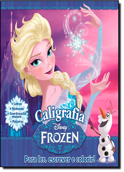 Caligrafia Frozen, livro de Editora Bicho Esperto