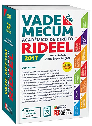 Vade Mecum Acadêmico de Direito Rideel, livro de Anne Joyce Angher
