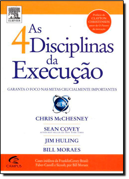 4 Disciplinas da Execução, As, livro de Chris McChesney