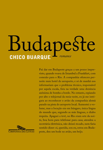 BUDAPESTE, livro de Chico Buarque