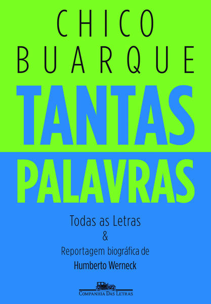 TANTAS PALAVRAS, livro de Chico Buarque