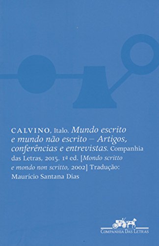 Mundo escrito e mundo não escrito, livro de Italo Calvino