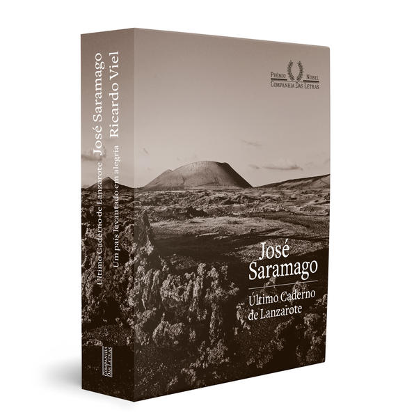 Caixa comemorativa  Vinte anos do Nobel de José Saramago. Último caderno de Lanzarote: O caderno do ano do Nobel e Um país levantado em alegria: Vinte anos do prêmio Nobel de literatura a José Saramago, livro de José Saramago, Ricardo Viel