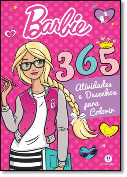 Livro 365 Desenhos para Colorir Barbie  Maravilhas do Lar - Livro 365  Desenhos para Colorir Barbie - Ciranda Cultural