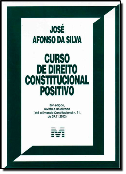 Curso de Direito Constitucional Positivo, livro de José Afonso da Silva