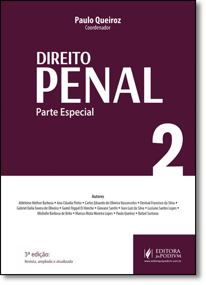 Direito Penal: Parte Especial - Vol.2 - Volume Único, livro de Paulo Queiroz