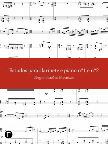 Estudos para clarinete e piano nº 1 e nº 2, livro de Sergio Simões Menezes