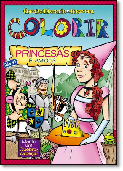 Livro Divertir e Aprender Atividades: Princesas e Amigos, livro de Casa Dois Editora