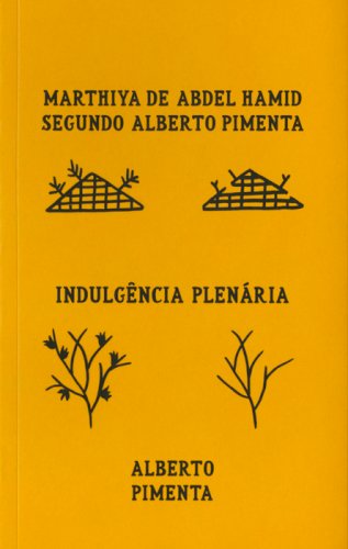 Marthiya de Abdel Hamid segundo Alberto Pimenta / Indulgência Plenária, livro de Alberto Pimenta