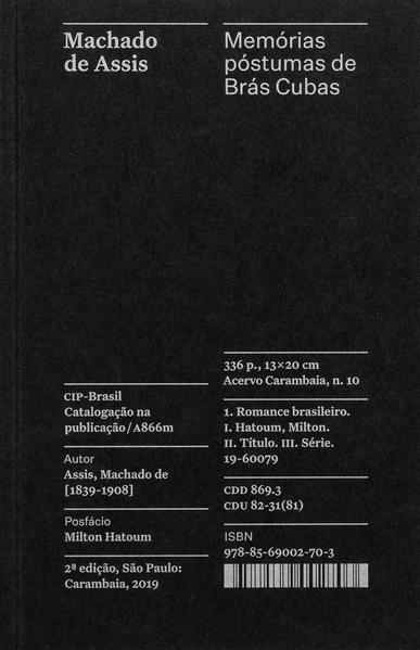 Memórias póstumas de Brás Cubas - Coleção Acervo, livro de Machado de Assis