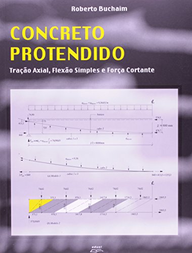 Concreto Protendido tração axial, flexão simples e força cortante    , livro de Roberto Buchaim
