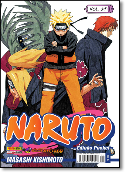 Naruto Pocket - Vol.31, livro de Masashi Kishimoto