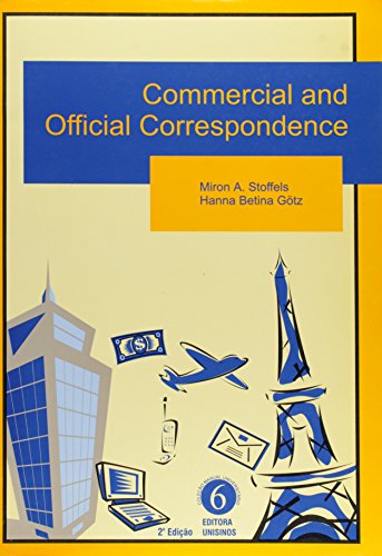 COMMERCIAL AND OFFICIAL CORRESPONDENCE, livro de STOFFELS