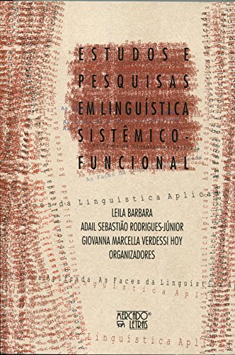 Estudos e Pesquisas em Linguística Sistêmico-Funcional, livro de Leila Barbara, Adail Sebastião Rodrigues-Júnior, Giovanna Marcella Verdessi Hoy