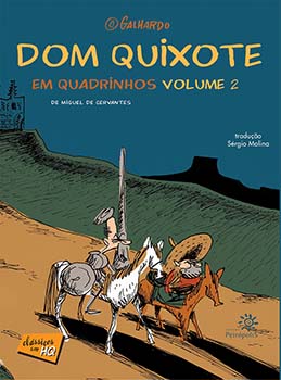 Dom Quixote em quadrinhos, livro de Miguel de Cervantes, Caco Galhardo