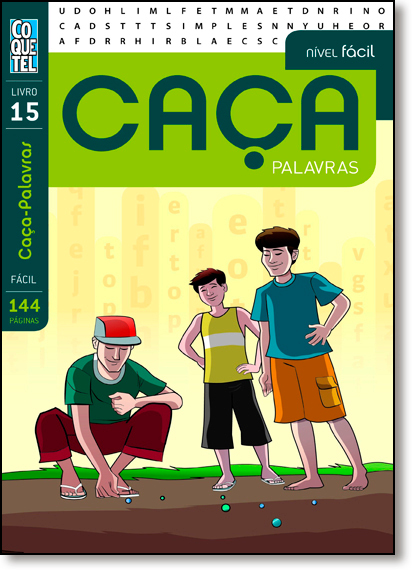 LIVRO COQUETEL CACA PALAVRAS FACIL EDIOURO UNIDADE