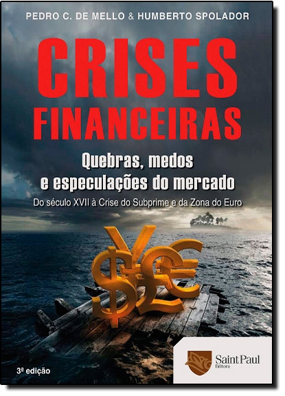 CRISES FINANCEIRAS, livro de Evaldo Cabral de Mello