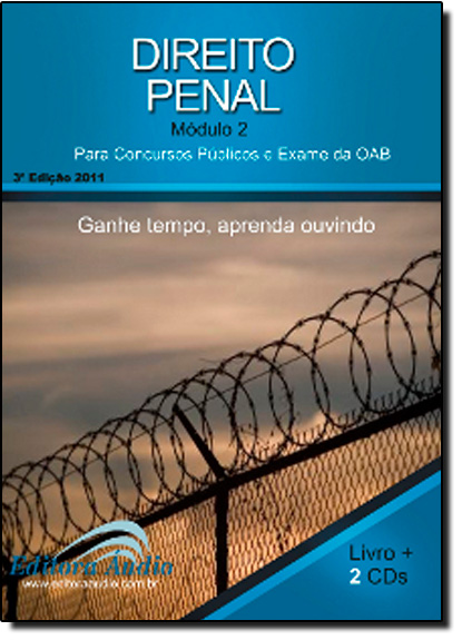 Direito Penal - Módulo 2 - Audiolivro - Acompanha 2 Cds, livro de Rubens Souza