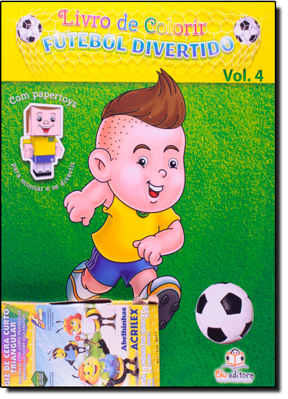 Livro de Colorir: Futebol Divertido - Vol.4, livro de Blu Editora