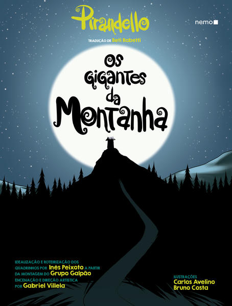 Os gigantes da montanha, livro de  Pirandello, Inês Peixoto, Gabriel Villela
