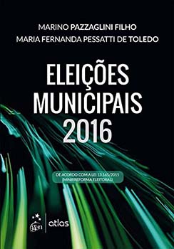 Eleições municipais 2016, livro de Mariano Pazzaglini Filho, Maria Fernanda Pessatti de Toledo