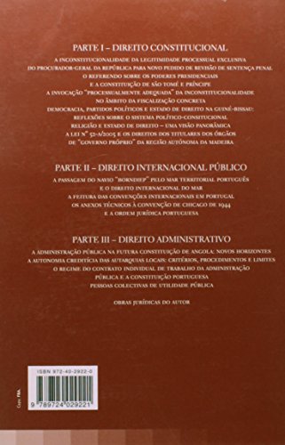 Novíssimos Estudos de Direito Público - Direito Constitucional, livro de Jorge Bacelar Gouveia